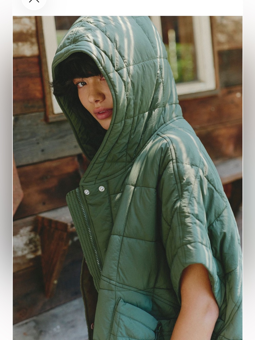FP Movement Happy Trails Poncho-ivy-XS-NWT - Picture 4 of 10